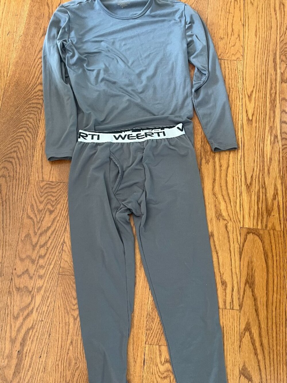 WEERTI Grey Thermal Underwear set Men's Medium